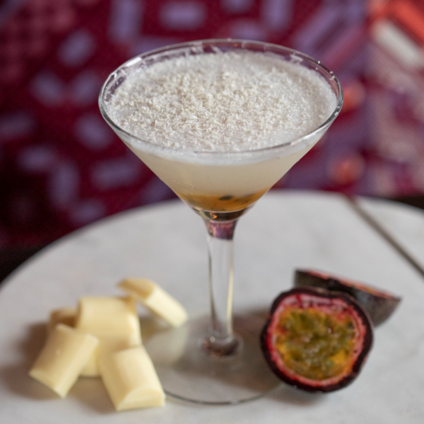 White Chocolate & Passionfruit Martini